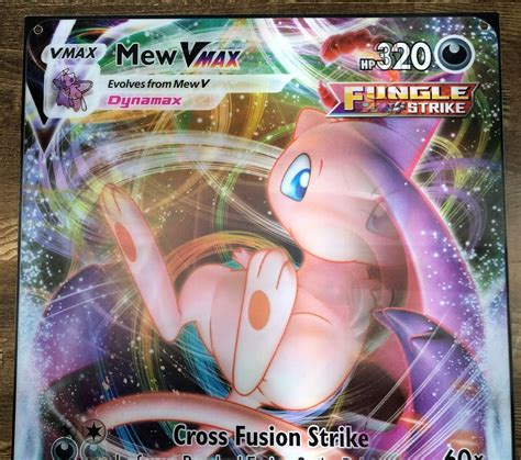 Mavin Pok Mon D Lenticular Poster Mew And Gengar V Max Fusion Strike