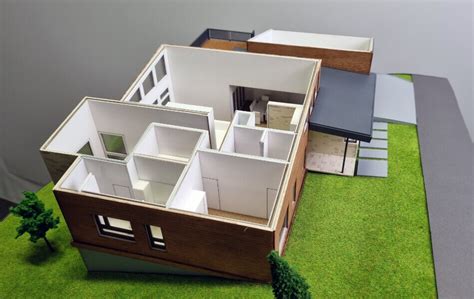 Demountable Villa With Terrace Architectural Scale Models