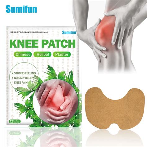 12 P S Sumifun Knee Emplastro Adesivo Extrato De Absinto Dor Na