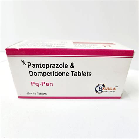 PQ Pan Pantoprazole Domperidone Tablets Bkyula Biotech