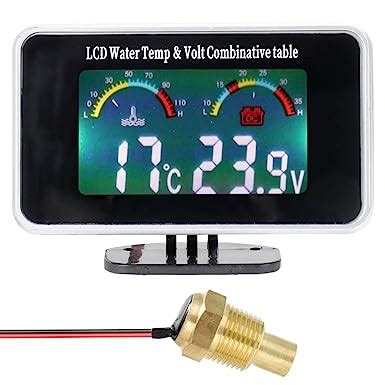 Amazon Buzhi Voltmeter Gauge Car Lcd Digital Display Water