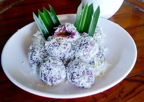 Resep Klepon Ubi Ungu Oleh Yuyun Kristia Cookpad