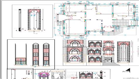 عمل رسومات تنفيذية وتفصيلية 2d باستخدام برنامج Autocad خمسات