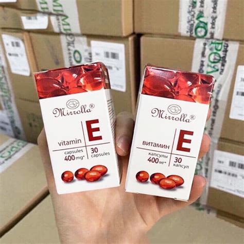 Mirrolla Vitamin E đỏ 400mg Mirrolla New