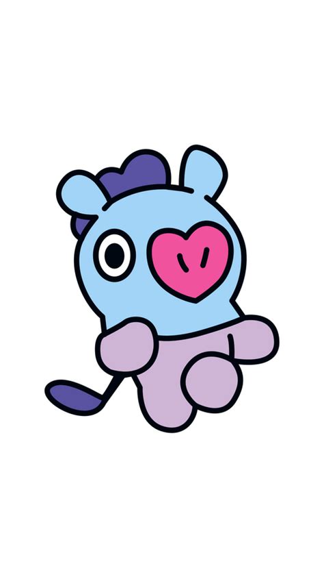 BTS BT21 Mang J-Hope Sticker | Mang, Cute doodles, Cute stickers