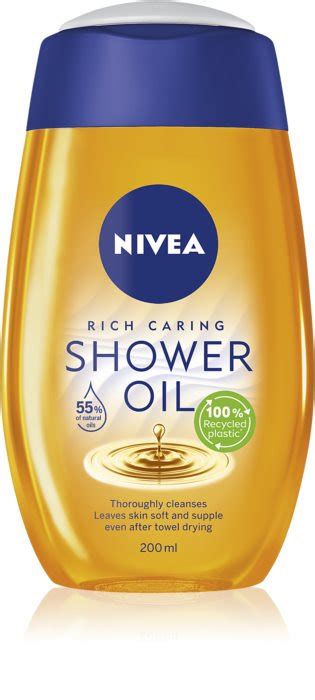 Nivea Natural Nourishing Shower Oil Notino Co Uk