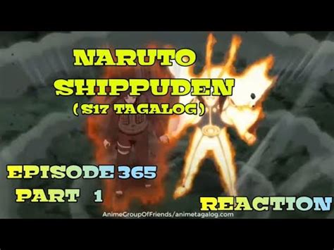 Naruto Shippuden Episode Part Tagalog Dub Reaction Youtube