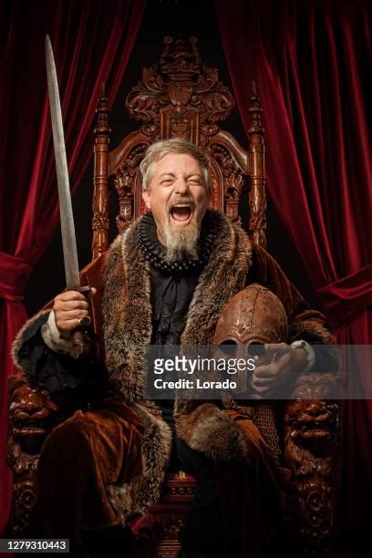 1125 King Sitting On Throne Stock Photos High Res Pictures And