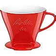 Melitta 219032 Filter Porzellan Kaffeefilter Größe 1x4 Rot Amazon de