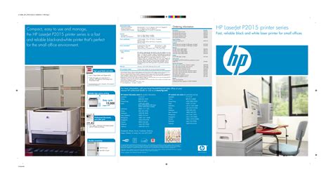 PDF manual for HP Printer Laserjet,Color Laserjet P2015d