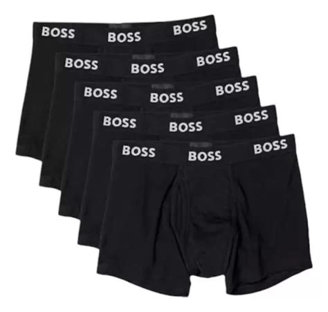 Paquete B Xer Hugo Boss Negro Pack Calzones Originales Env O Gratis