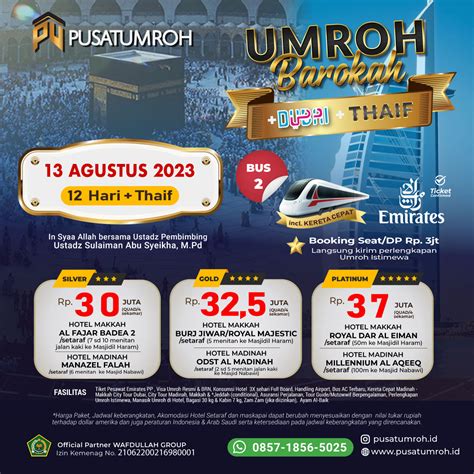 Paket Biaya Dan Jadwal Umroh Murah 2023 2024 1445H