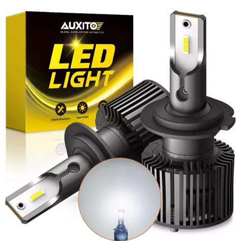 AUXITO H7 LED Headlight Bulbs High Low Beam Conversion Kit 6000K White