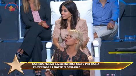 Sabrina Ferilli E L Incredibile Gesto Per Maria Filippi Dopo La Morte