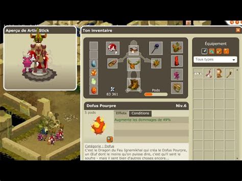 Dofus R Tro Iop Feu Stuff Intel Sagesse Youtube