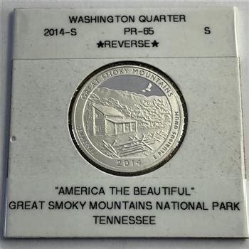 S Proof Silver America The Beautiful Great Smoky Mountains