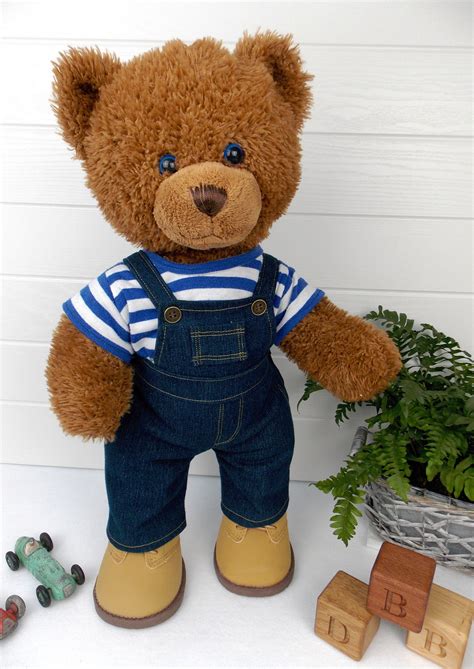 TEDDY BEAR DUNGAREES Overalls Pdf Pattern Fits Build A Bear Etsy UK