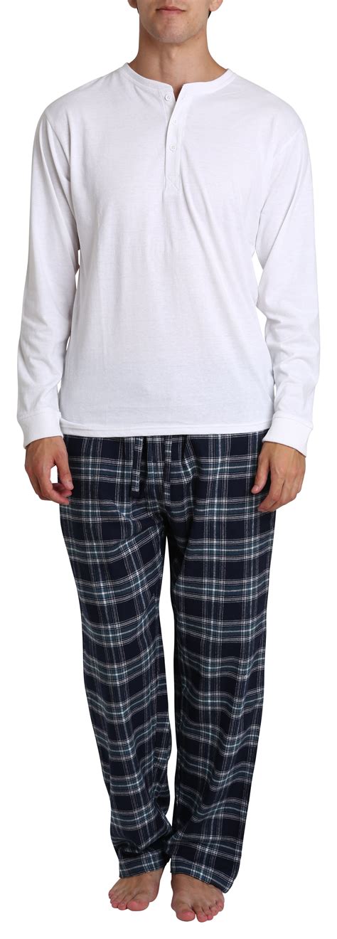 Adult Mens Flannel Pajama Jammies Big Tall Pant Long Sleeve Cotton