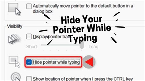 How To Hide Your Cursor While Typing In Windows 10 Or 11 Youtube