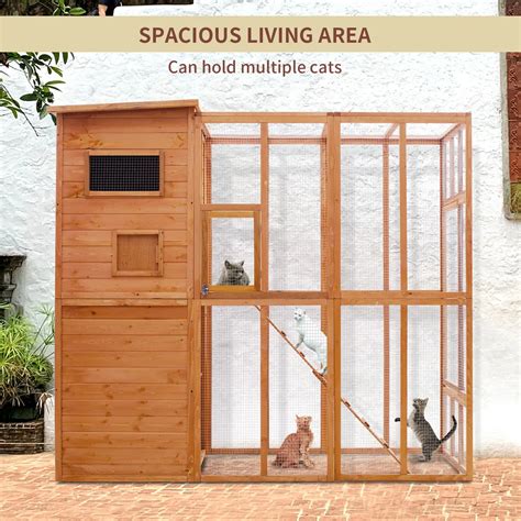 Puluomis Cat House Cat Enclosure Cat Cages And Playpens