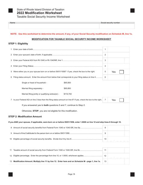 Taxable Social Security Worksheet 2025 Miran Christine