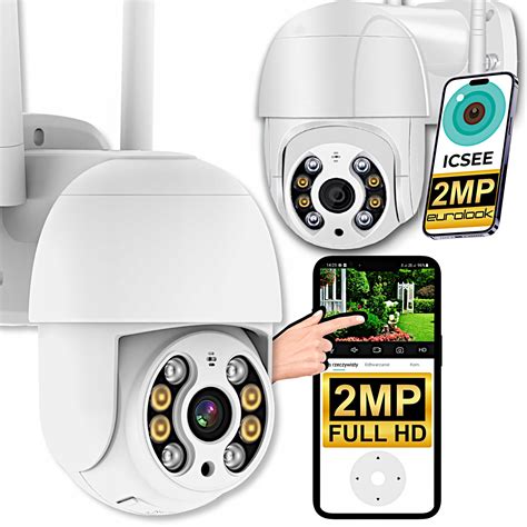 Kamera WiFi SMART IP Zewnętrzna Obrotowa FULL HD 2MPx 1080P 4xZOOM