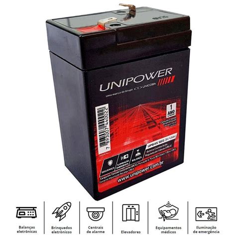 Bateria Selada Up1270seg 12v 9a Unipower Extra