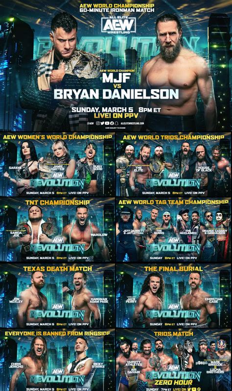 Aew Revolution 2023 Live Stream Start Time Card How To Watch Online