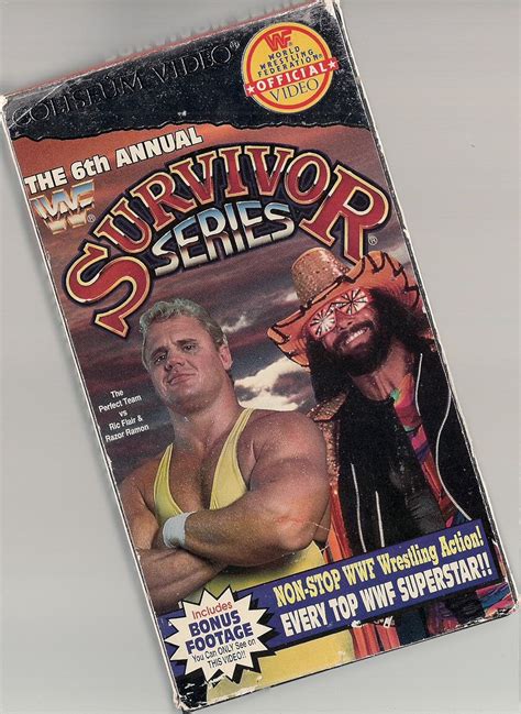 Wwewwf 1992 Vhs Survivor Series Amazonca Video