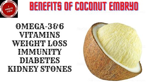 Benefits Of Coconut Embryo Coconut Flower Youtube