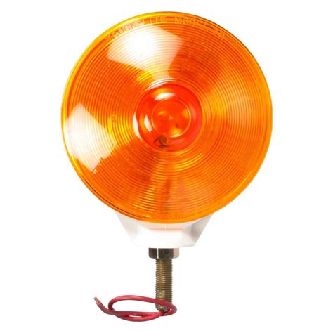 Truck Lite Red Yellow Round Dual Face Pedestal Light