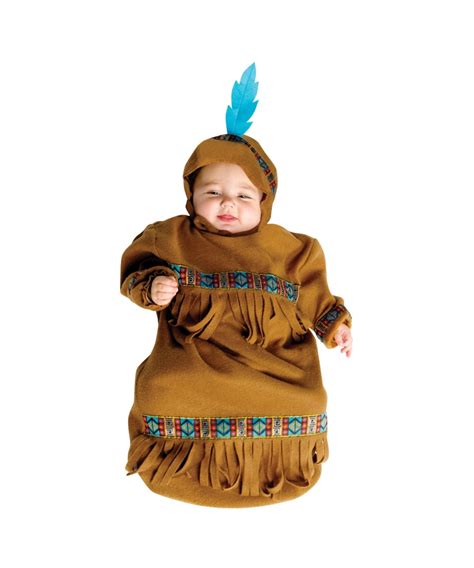 Indian Papoose Bunting Baby Costume - Boys Indian Costumes