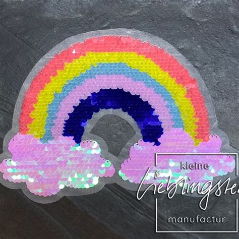 Unicorn Patch Ironing Image Reversible Sequins Iron On Etsy