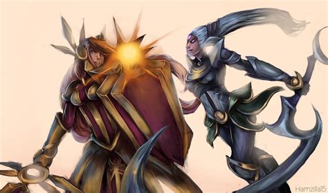 Leona vs Diana fan art by Hamzilla15 on DeviantArt