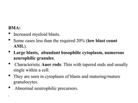 Acute Myeloid Leukemia Classification Pptx