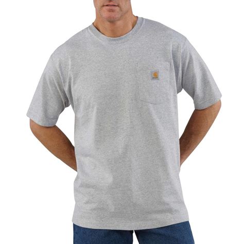 Carhartt Mens 4x Large Tall Heather Gray Cottonpolyester Workwear