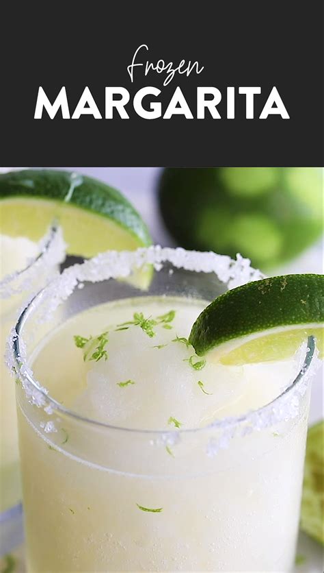 Classic Frozen Margarita Recipe Artofit