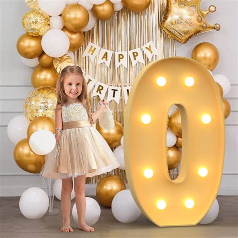 Buy Imprsv Ft Marquee Light Up Numbers Mosaic Numbers For Balloons