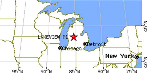 Lakeview, Michigan (MI) ~ population data, races, housing & economy