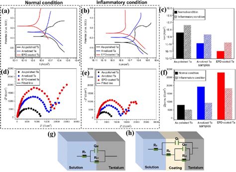 A And B Potentiodynamic Polarization Curves C I Corr Values D