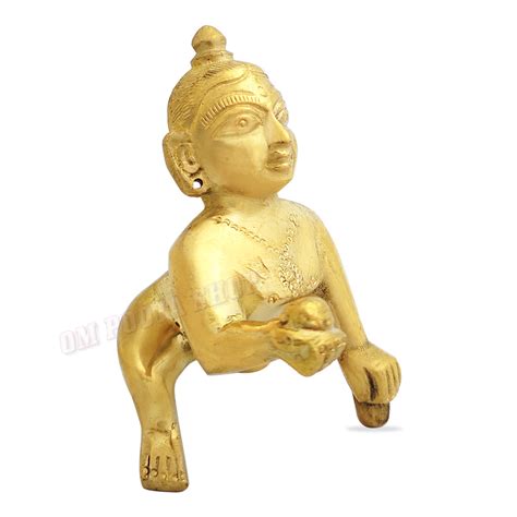 Brass Laddu Gopal Krishna Thakurji Statue Online