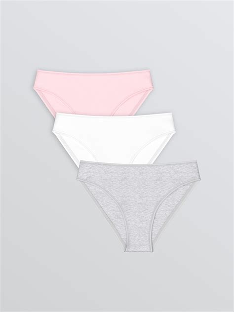 LCW DREAM Schlichte Bikini Slips Er Pack W Z FTE LC Waikiki