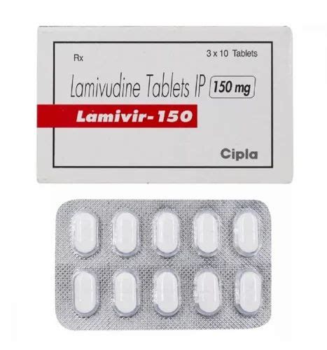 Lamivudine Tablets Ip 150 Mg Lamivir 150 At Rs 200 Stripe