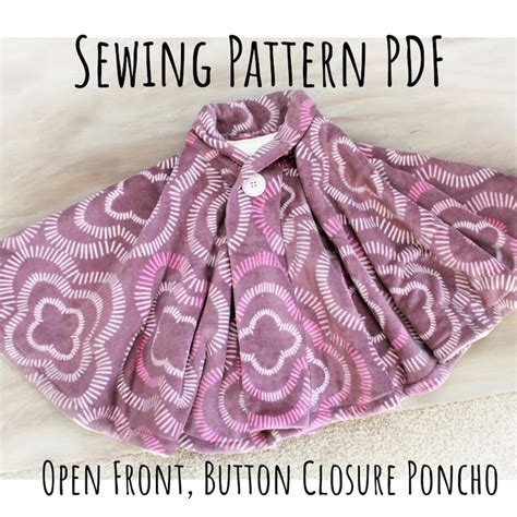 Car Seat Poncho Pattern Etsy