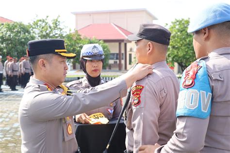 Polres Mesuji Gelar Apel Kesiapan Personel PAM TPS Pemilu 2024