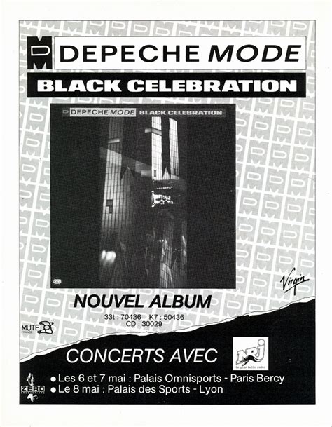 Depeche Mode Black Celebration 1986