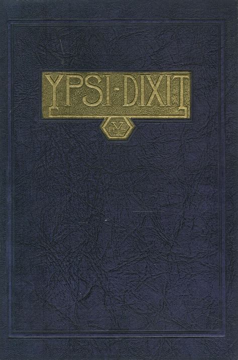 1926 yearbook from Ypsilanti High School from Ypsilanti, Michigan for sale