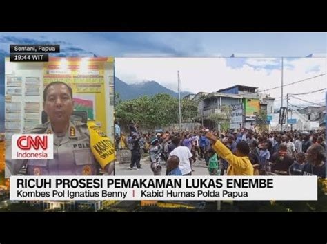 Ricuh Prosesi Pemakaman Lukas Enembe YouTube