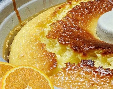 Bolo De Laranja De Liquidificador Fica Super Fofinho E Molhadinho