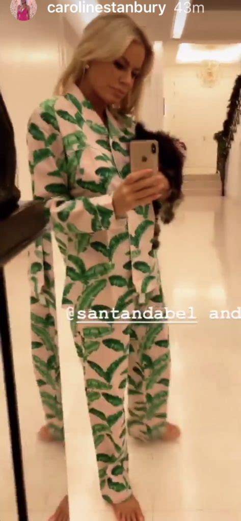 Caroline Stanbury S Palm Print Pajamas Big Blonde Hair